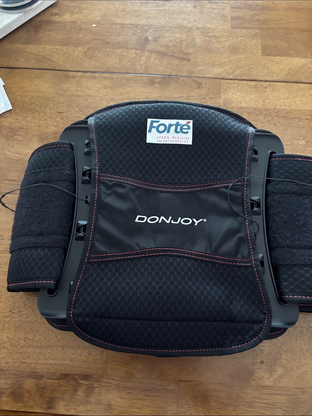 Black Lumbar Back Support Brace - Donjoy isoform L/XL and